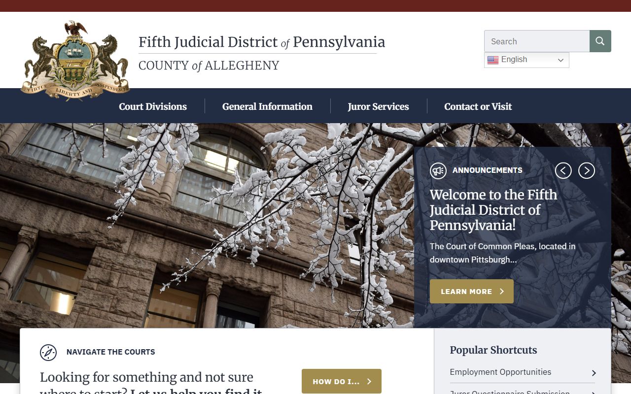 Allegheny County booking reports court records system in Pittsburgh Pennsylvania