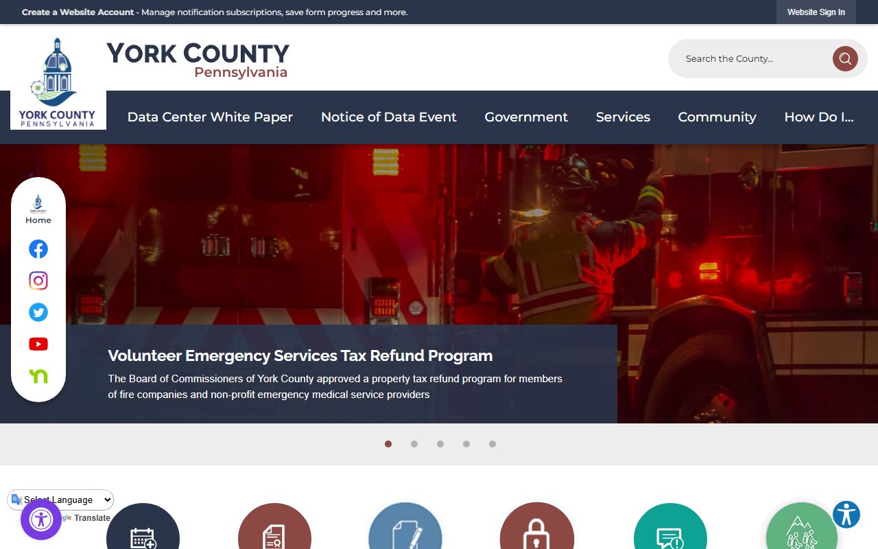York County Sheriff Office for booking reports and law enforcement records